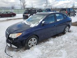 Hyundai salvage cars for sale: 2010 Hyundai Elantra Blue