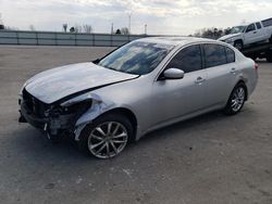 Salvage cars for sale at Dunn, NC auction: 2009 Infiniti G37