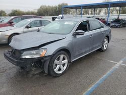 Salvage cars for sale at Las Vegas, NV auction: 2013 Volkswagen Passat SE