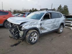 Salvage cars for sale at Denver, CO auction: 2018 Volkswagen Atlas SE