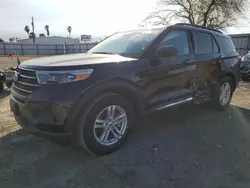 Salvage cars for sale at Mercedes, TX auction: 2022 Ford Explorer XLT