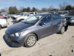 Salvage cars for sale from Copart Madisonville, TN: 2020 Hyundai Accent SE