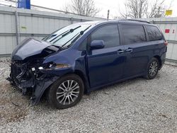 Toyota Sienna XLE salvage cars for sale: 2018 Toyota Sienna XLE