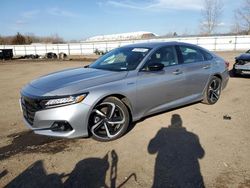 Salvage cars for sale at Columbia Station, OH auction: 2022 Honda Accord Hybrid Sport