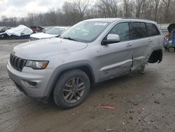 Salvage cars for sale from Copart Ellwood City, PA: 2016 Jeep Grand Cherokee Laredo