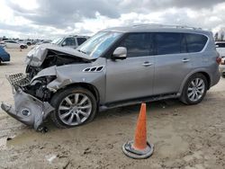 Salvage cars for sale at Houston, TX auction: 2011 Infiniti QX56