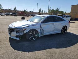 Honda salvage cars for sale: 2022 Honda Accord Sport