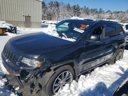 Salvage cars for sale at Exeter, RI auction: 2015 Jeep Grand Cherokee Limited