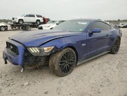 Salvage cars for sale from Copart Houston, TX: 2016 Ford Mustang GT