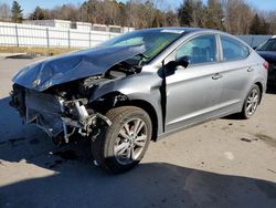 Salvage cars for sale at Assonet, MA auction: 2017 Hyundai Elantra SE