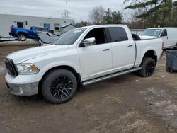 Salvage cars for sale from Copart Lyman, ME: 2015 Dodge 1500 Laramie