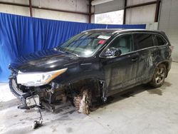 Salvage cars for sale from Copart Hurricane, WV: 2016 Toyota Highlander Limited