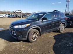 Salvage cars for sale from Copart Windsor, NJ: 2017 Toyota Highlander SE