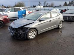 Salvage cars for sale at Woodburn, OR auction: 2018 Hyundai Elantra SE