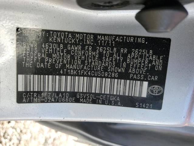 2012 Toyota Camry SE