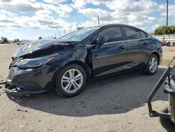 Salvage cars for sale from Copart Miami, FL: 2018 Chevrolet Cruze LT
