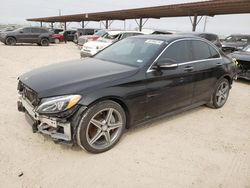 Salvage cars for sale from Copart Temple, TX: 2015 Mercedes-Benz C 400 4matic