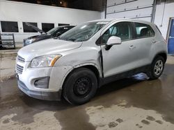 Chevrolet Trax LS salvage cars for sale: 2016 Chevrolet Trax LS