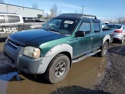 Nissan Vehiculos salvage en venta: 2001 Nissan Frontier Crew Cab XE