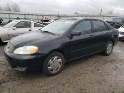 Salvage cars for sale from Copart Arlington, WA: 2003 Toyota Corolla CE