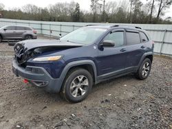 Jeep Cherokee salvage cars for sale: 2015 Jeep Cherokee Trailhawk