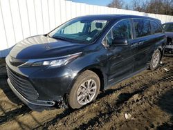 Toyota Sienna XLE salvage cars for sale: 2021 Toyota Sienna XLE