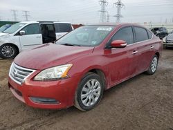 Salvage cars for sale at Elgin, IL auction: 2015 Nissan Sentra S