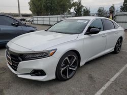 Salvage cars for sale from Copart Rancho Cucamonga, CA: 2022 Honda Accord Sport