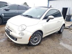 Salvage cars for sale from Copart Shreveport, LA: 2013 Fiat 500 Lounge
