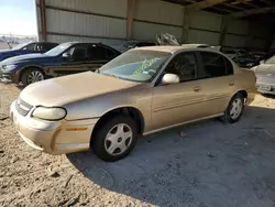 Salvage cars for sale at Houston, TX auction: 2001 Chevrolet Malibu LS