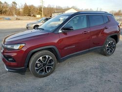 Salvage cars for sale from Copart York Haven, PA: 2022 Jeep Compass Limited