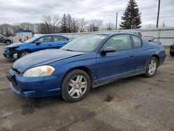 Chevrolet Montecarlo salvage cars for sale: 2006 Chevrolet Monte Carlo LT