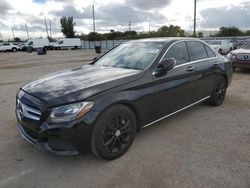 Salvage cars for sale at Miami, FL auction: 2017 Mercedes-Benz C300