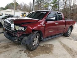 Toyota salvage cars for sale: 2007 Toyota Tundra Double Cab Limited