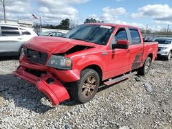 Salvage trucks for sale at Montgomery, AL auction: 2007 Ford F150 Supercrew