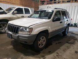 Salvage cars for sale from Copart Anchorage, AK: 2000 Jeep Grand Cherokee Laredo