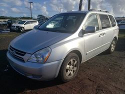 KIA salvage cars for sale: 2007 KIA Sedona EX