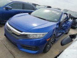 Salvage cars for sale at Wilmer, TX auction: 2017 Honda Civic LX