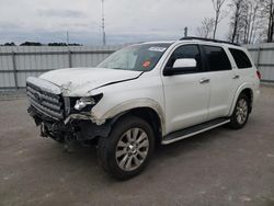 Vehiculos salvage en venta de Copart Dunn, NC: 2010 Toyota Sequoia Platinum