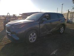 Toyota Highlander salvage cars for sale: 2022 Toyota Highlander Hybrid LE