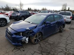Salvage cars for sale from Copart Woodburn, OR: 2018 Subaru Impreza Sport