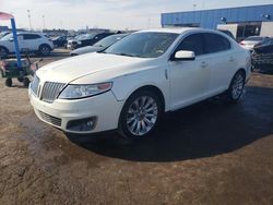 Salvage cars for sale at Woodhaven, MI auction: 2012 Lincoln MKS