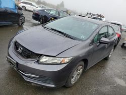 Honda Civic LX salvage cars for sale: 2014 Honda Civic LX