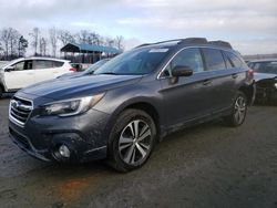 Subaru Outback salvage cars for sale: 2018 Subaru Outback 3.6R Limited