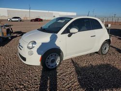 Vehiculos salvage en venta de Copart Phoenix, AZ: 2016 Fiat 500 POP