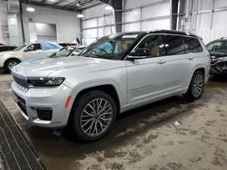 Salvage cars for sale at Ham Lake, MN auction: 2021 Jeep Grand Cherokee L Summit