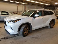 Salvage cars for sale at Wheeling, IL auction: 2023 Toyota Highlander Hybrid Bronze Edition