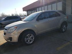 Chevrolet Equinox LS salvage cars for sale: 2011 Chevrolet Equinox LS