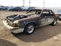 Salvage cars for sale at Elgin, IL auction: 1988 Ford Mustang LX