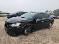 Salvage cars for sale at Houston, TX auction: 2014 Nissan Sentra S